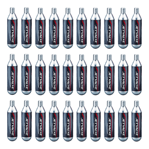 Weldtite Jetvalve CO2 Cylinders 16g (Pack of 30)