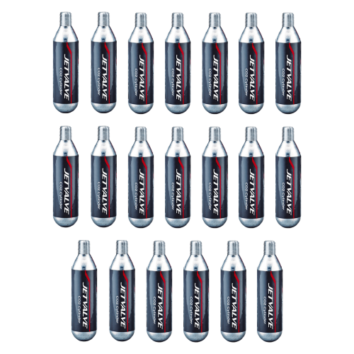 Weldtite Jetvalve CO2 Cylinders 25g (Pack of 20)