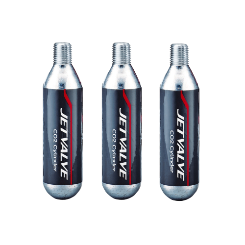 Weldtite Jetvalve CO2 Cylinders 25g (Pack of 3)