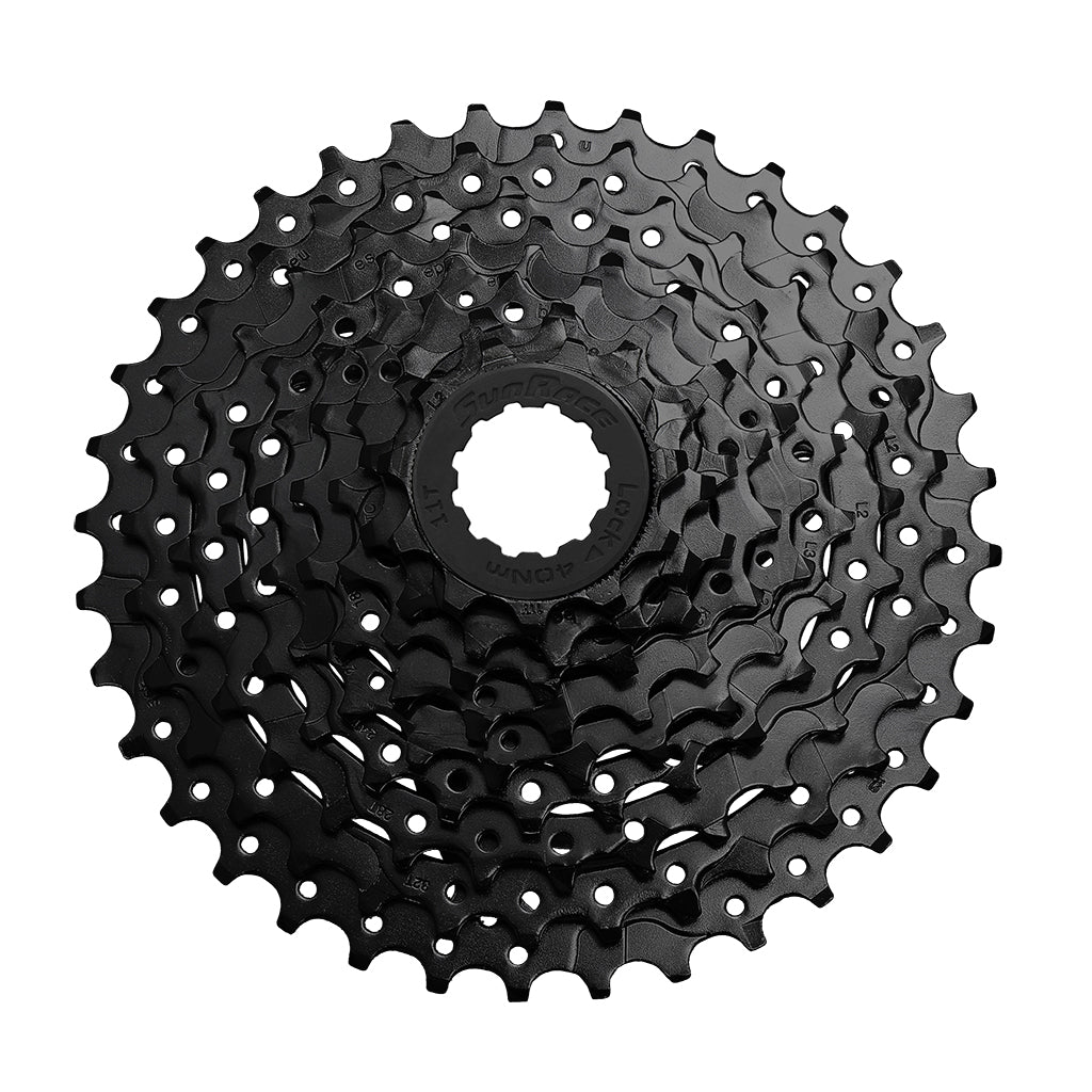 SunRace CSU98 LinkGlide-Cues 9 Speed Cassette 11-36T in Black