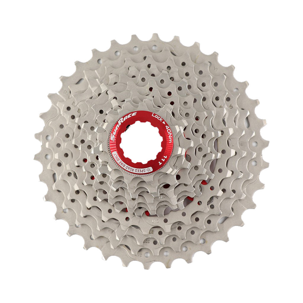 SunRace CSRZ800 - 12-Speed Road Cassette 11-46T in Metallic