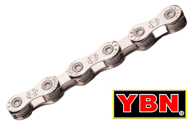 Yaban S10E - 10 Speed E-Bike Chain in Silver/Silver (Boxed)