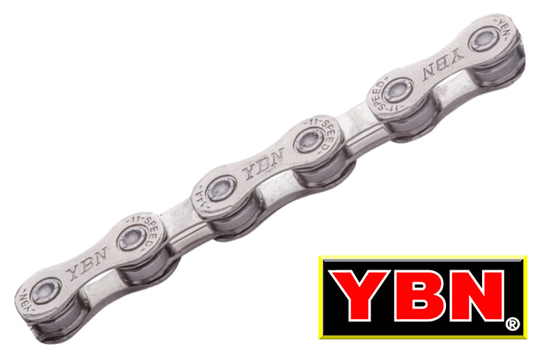 Yaban S11E - 11 Speed E-Bike Chain in Silver/Silver (Boxed)