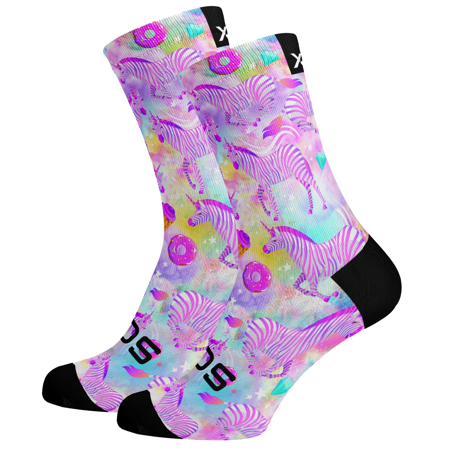 Sox Footwear Africorn Animals Premium Crew Socks - Large (UK 8-12)