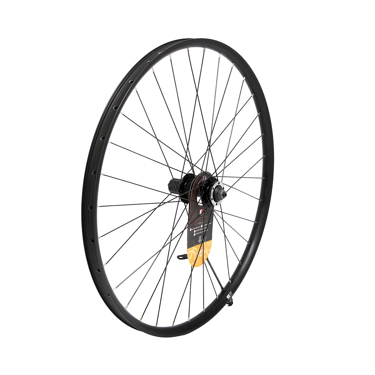 KX MTB 27.5" 650B Doublewall Q/R “Boost” 141mm Cassette Tubeless Wheel Disc Brake in Black (Rear)