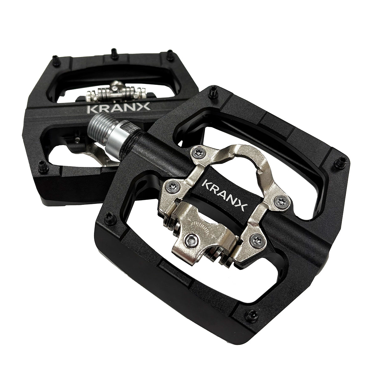 KranX Trail Multi Dual Alloy Platform/SPD Pedal in Black (Cleats Included)