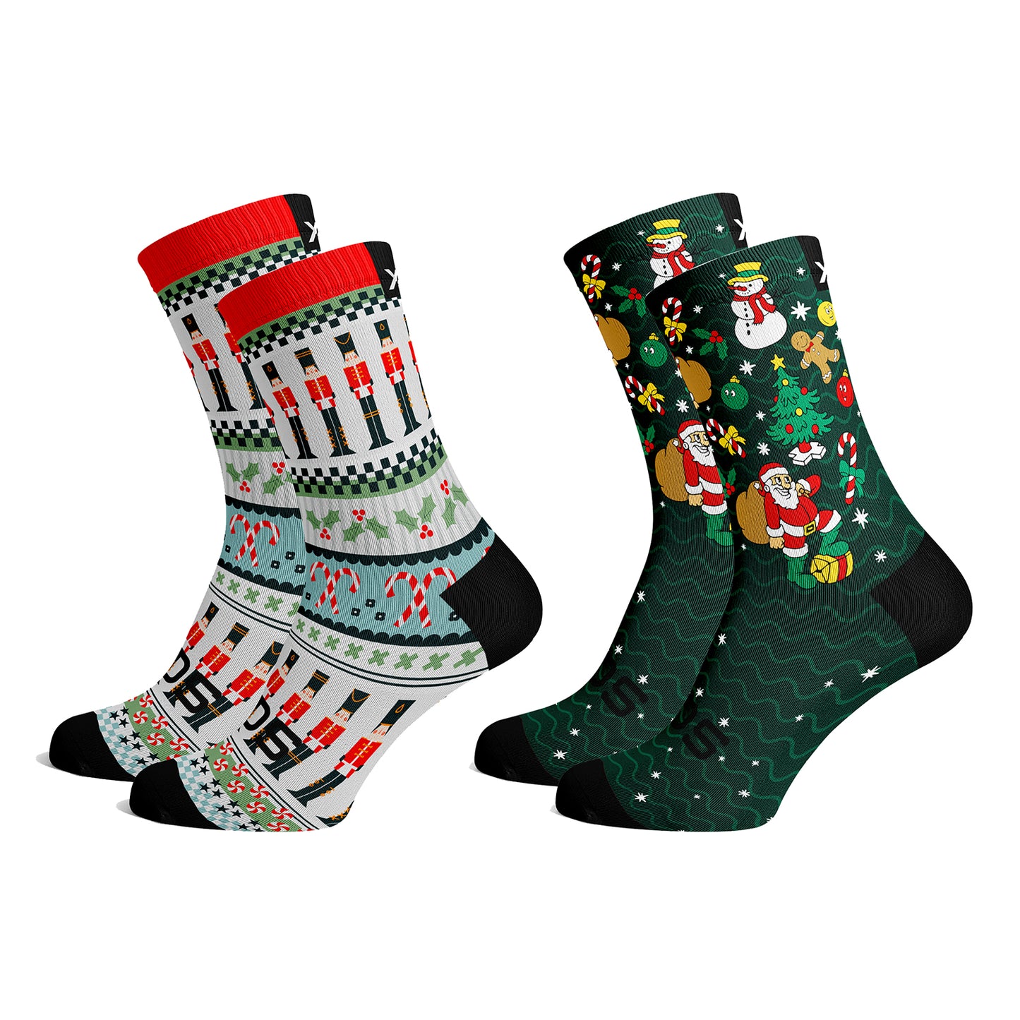 Sox Footwear Santa & Friends Combo Pack Kids (Size 9 - 12)