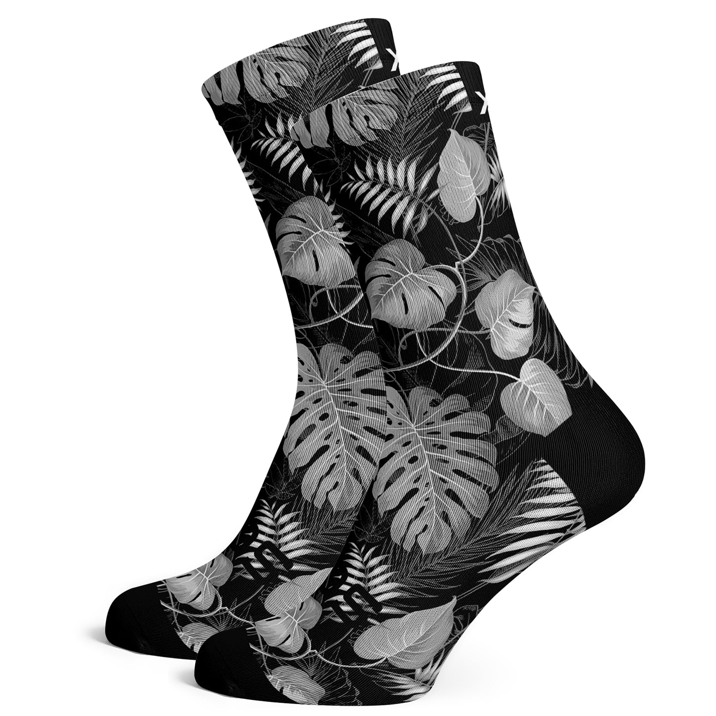 Sox Footwear Dark Night Mono-Chrome Premium Crew Socks - Large (UK 8-12)