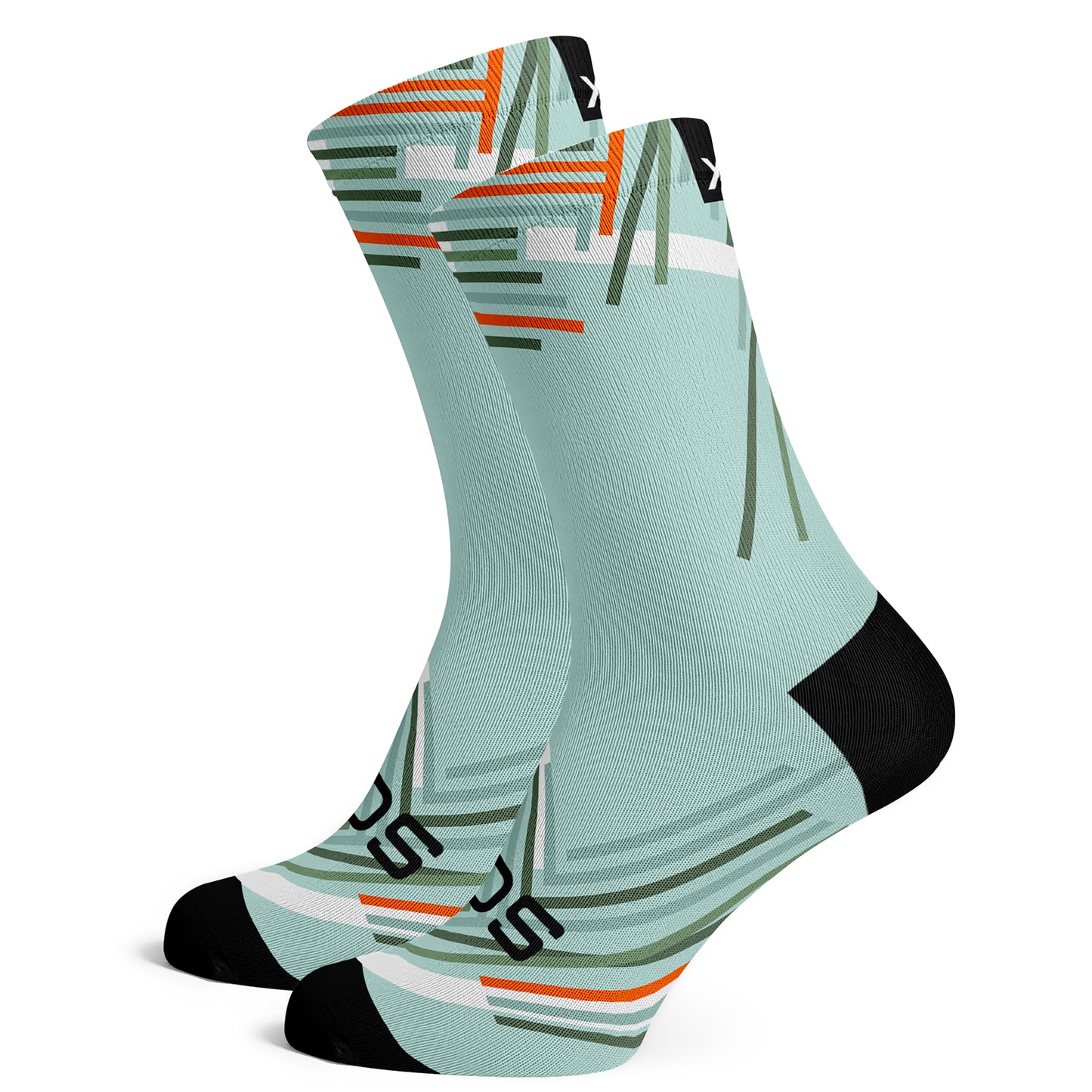 Sox Footwear Performance Sky Colours Premium Crew Socks - Large (UK 8-12)
