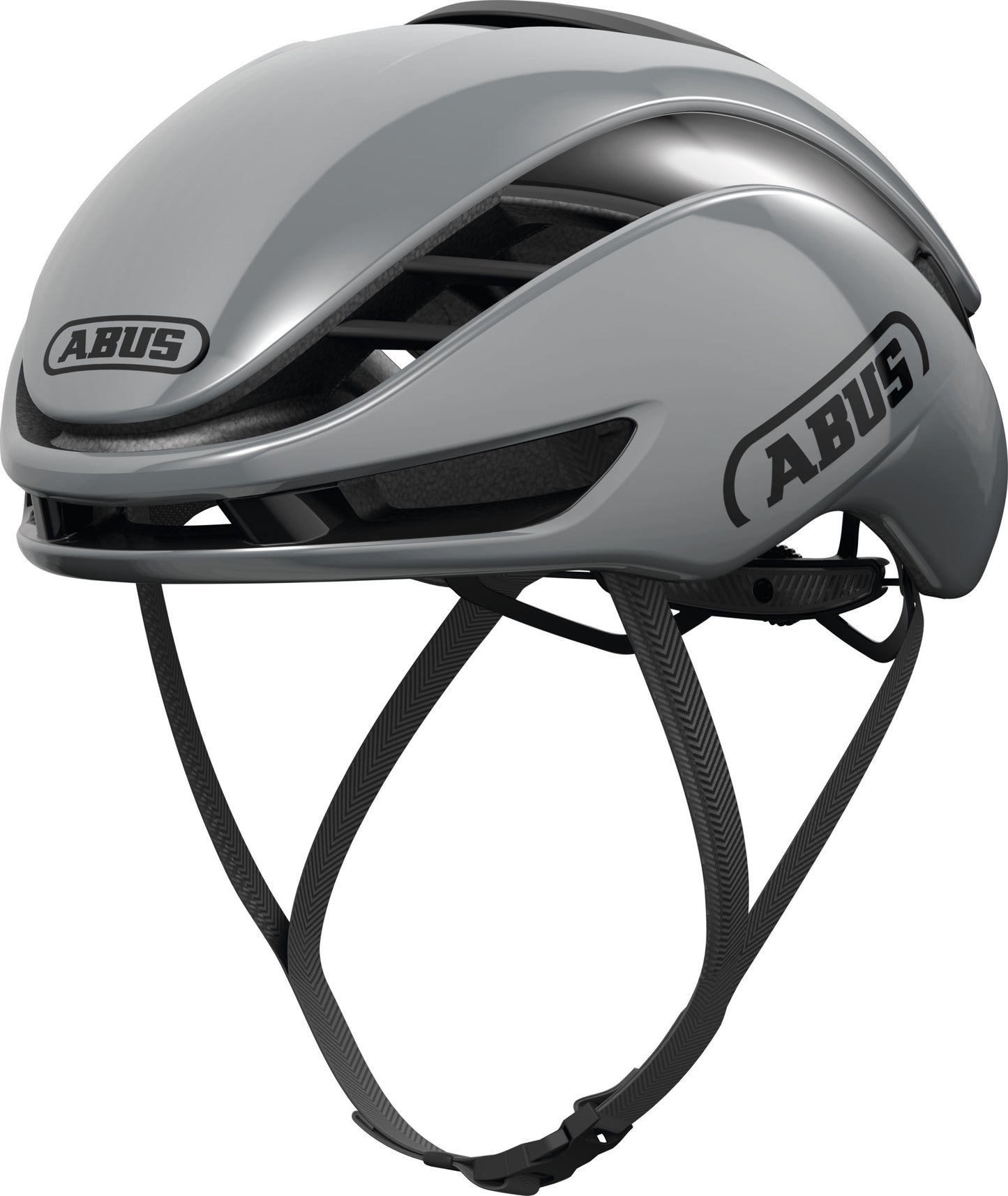 ABUS GameChanger 2.0 RF (Round Fit) Road Aero Elite Helmet in Race Grey - Unisize (Made in Italy)