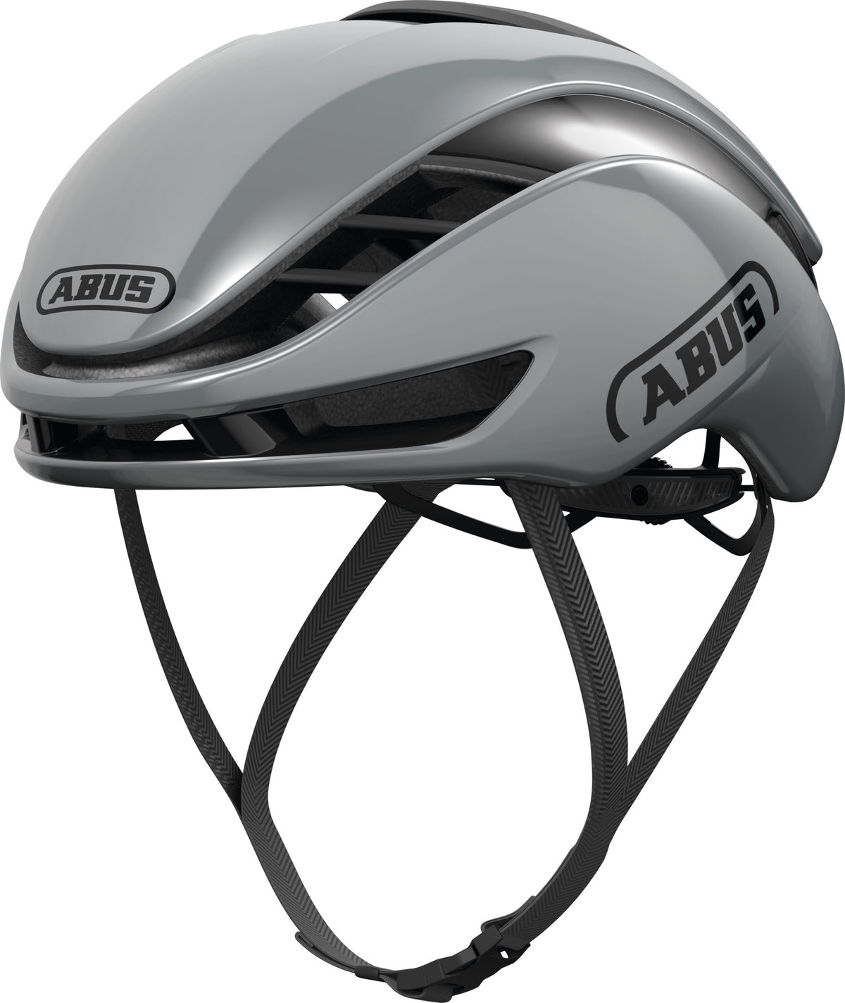 ABUS GameChanger 2.0 RF (Round Fit) Road Aero Elite Helmet in Race Grey - Unisize (Made in Italy)