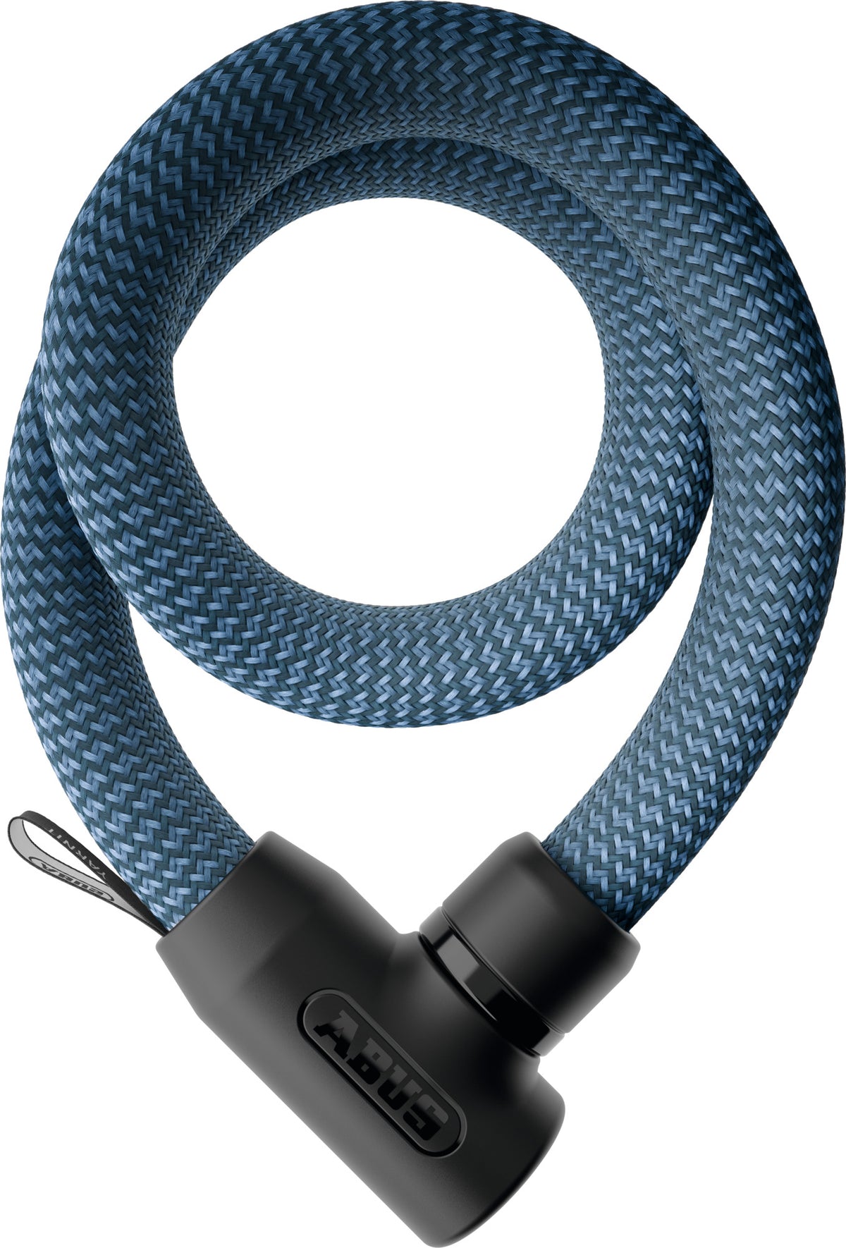 ABUS Yarnit 4004K/110 Key Chain Lock in Denim Blue