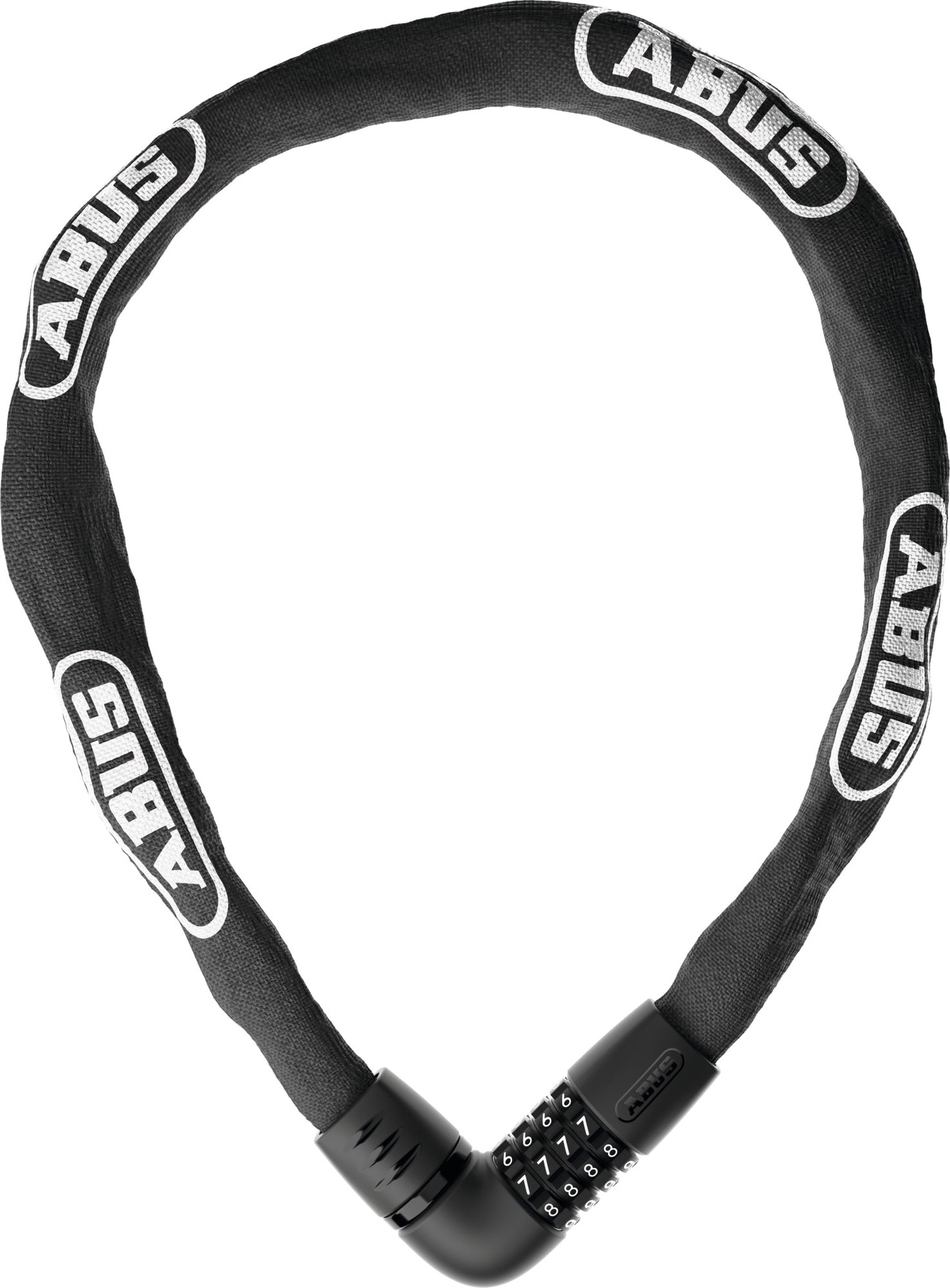 ABUS Tresor '26 - 6807C/110 Combi Chain Lock in Black