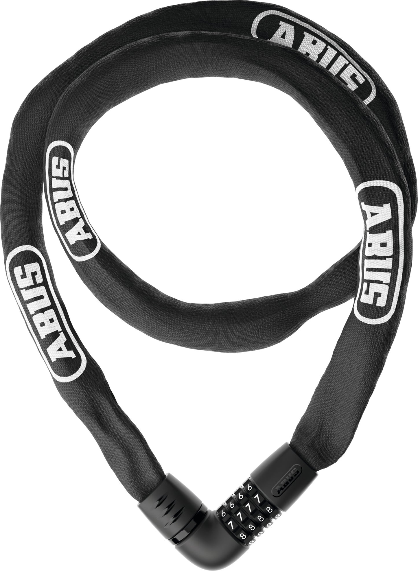 ABUS Tresor '26 - 6807C/140 Combi Chain Lock in Black