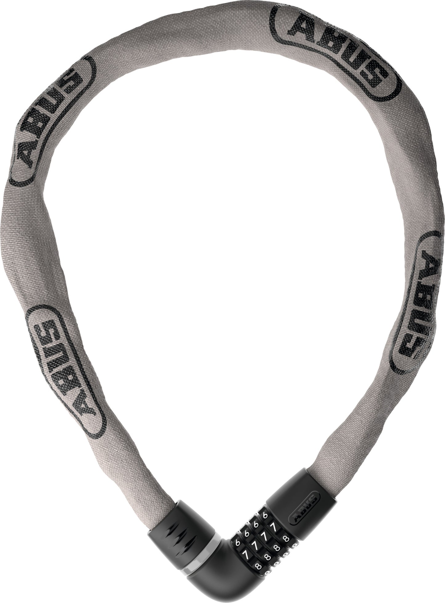 ABUS Tresor '26 - 6807C/110 Combi Chain Lock in Tec Grey