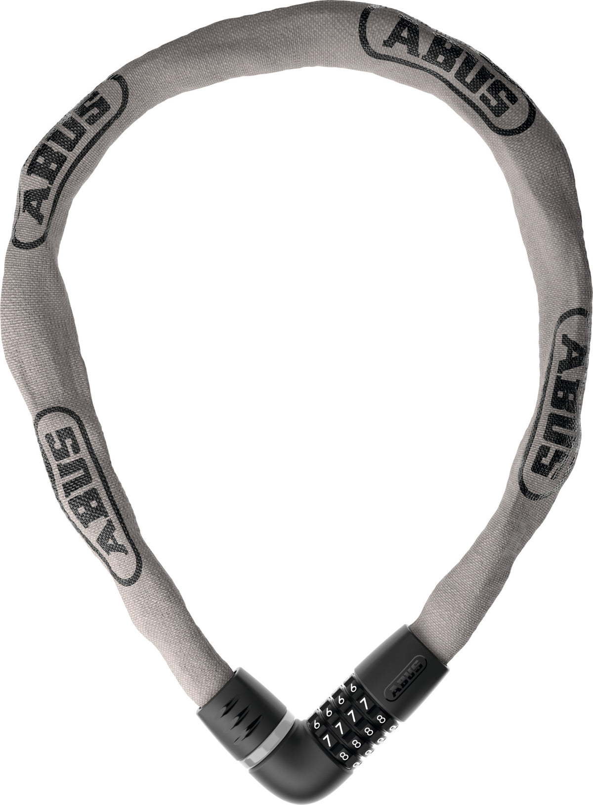 ABUS Tresor '26 - 6807C/110 Combi Chain Lock in Tec Grey