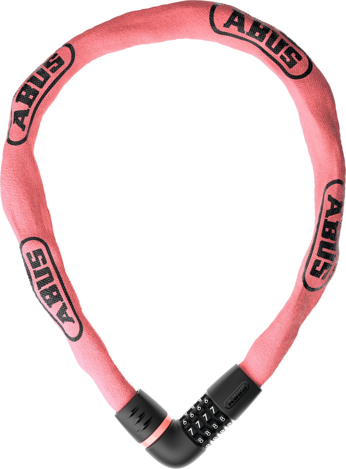 ABUS Tresor '26 - 6807C/110 Combi Chain Lock in Rose Blush