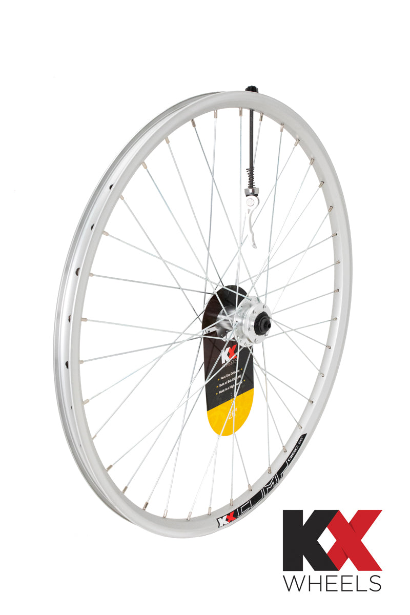 KX MTB 26" Doublewall Q/R Wheel Disc Brake (Front) in Silver