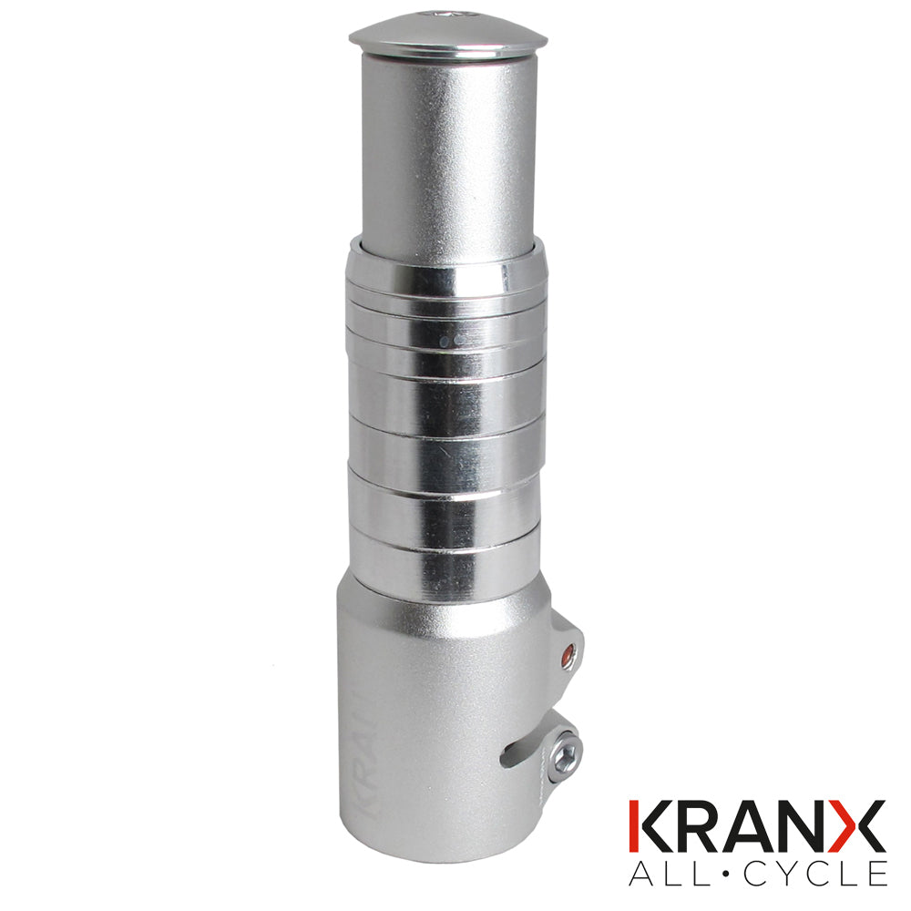 KranX Alloy A/Head Stem Riser in Silver
