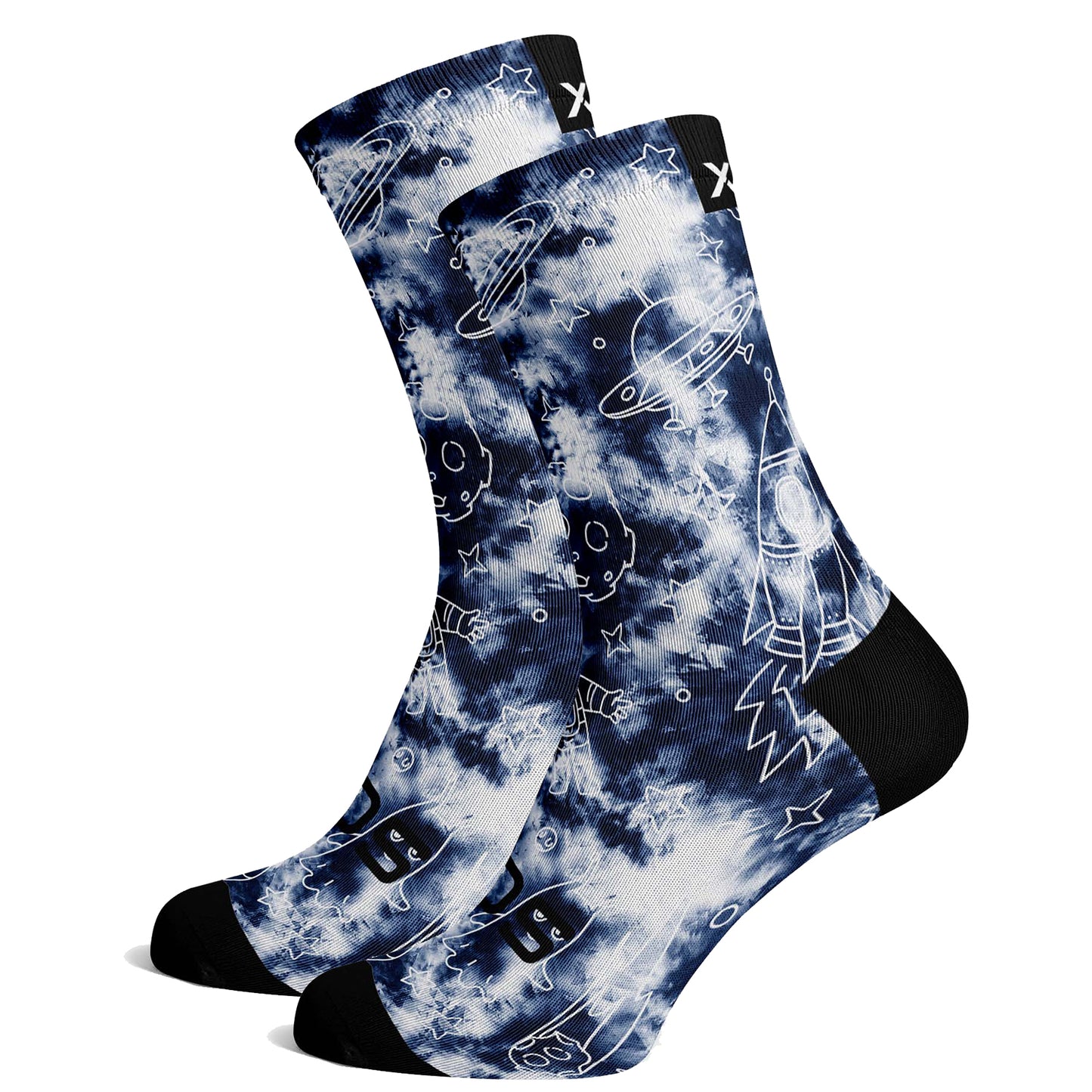 Sox Footwear Galactic Premium Crew Socks - Large (UK 8-12)