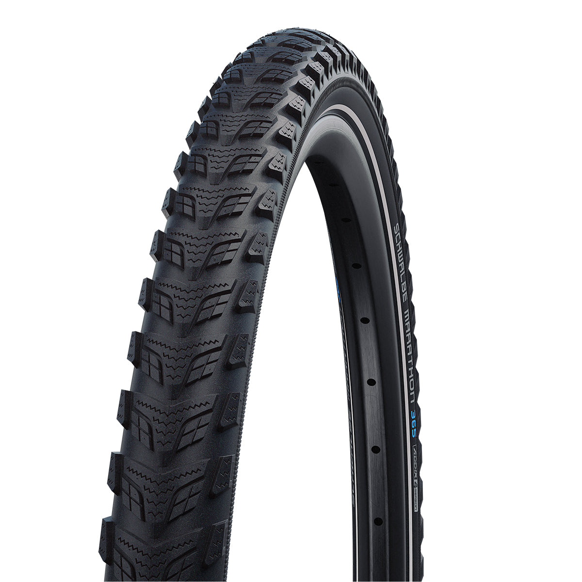 Schwalbe 2026 Marathon 365 GreenGuard Tyre in Black/Reflex (Wired) - 26 x 2.00"