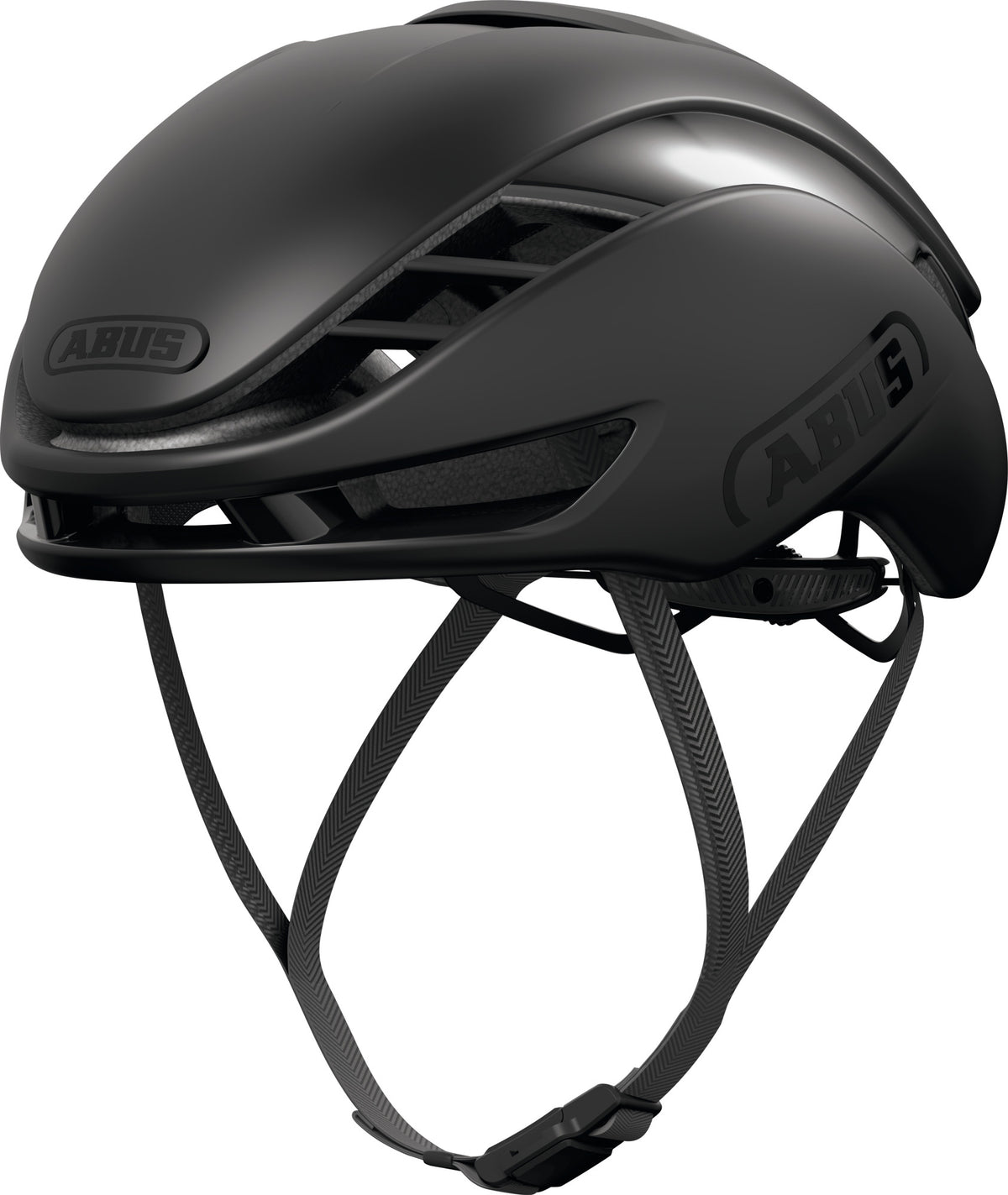 ABUS GameChanger 2.0 RF MIPS (Round Fit) Road Aero Elite Helmet in Velvet Black - Unisize (Made in Italy)
