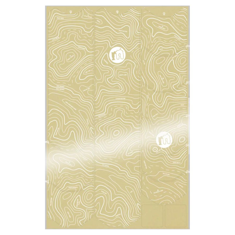 Mucky Nutz Skinz | Frame | Contours | White - White Gloss