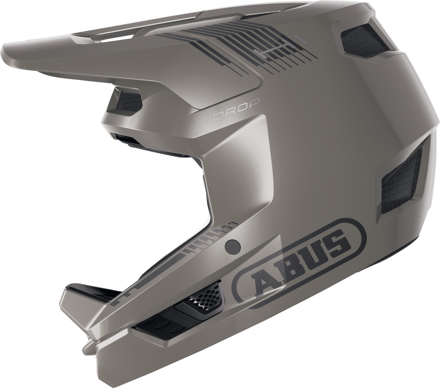ABUS HiDrop MTB Full Face Helmet in Dust Grey - Large (59-60cm)