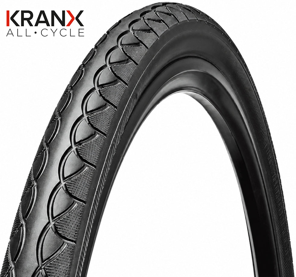 KranX Rapide Hybrid 700C Tyre in Black 700 x 38mm (Wired)