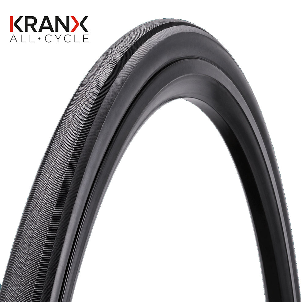 KranX Presto Road Tyre in Black (Wired) - 700 x 25mm