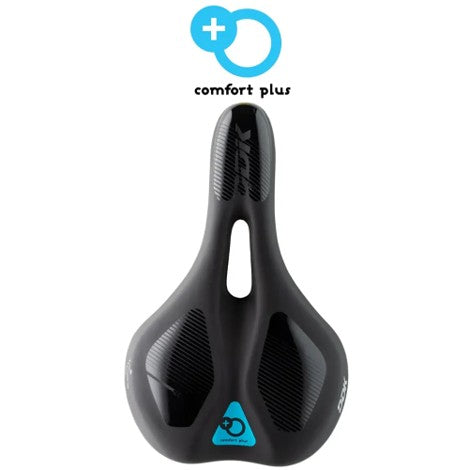DDK D-3153MF - Comfort Plus Unisex Leisure Saddle in Black