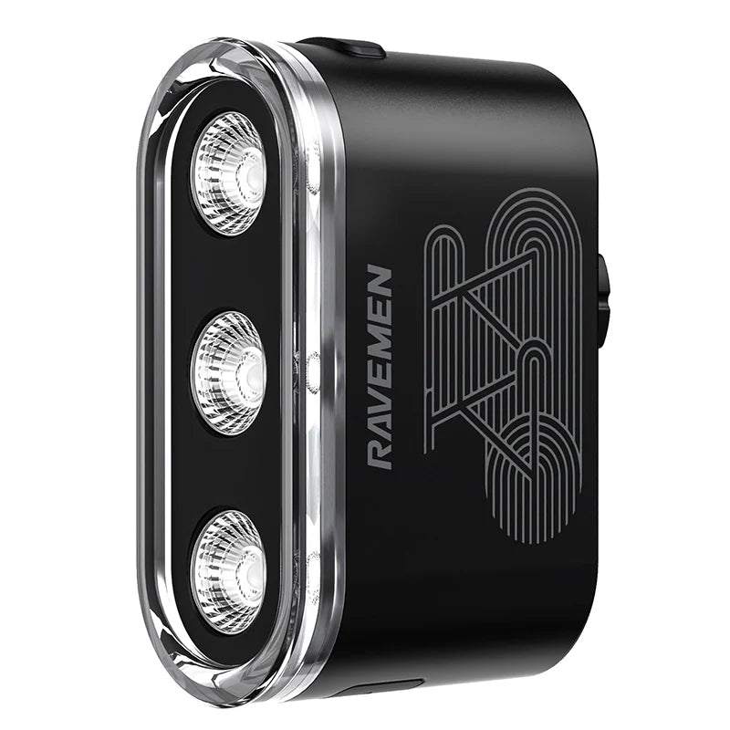 Ravemen TR400 (400 Lumens) USB Rechargeable Rear Light with Brake-Detection Function in Black