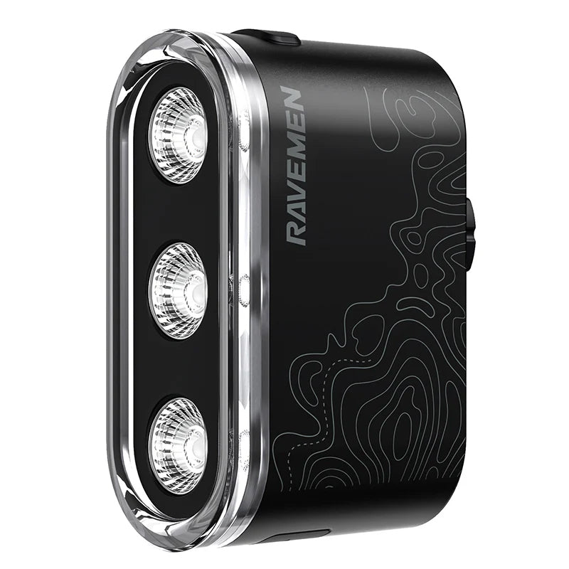 Ravemen TR600 (600 Lumens) USB Rechargeable Rear Light with Brake-Detection Function in Black