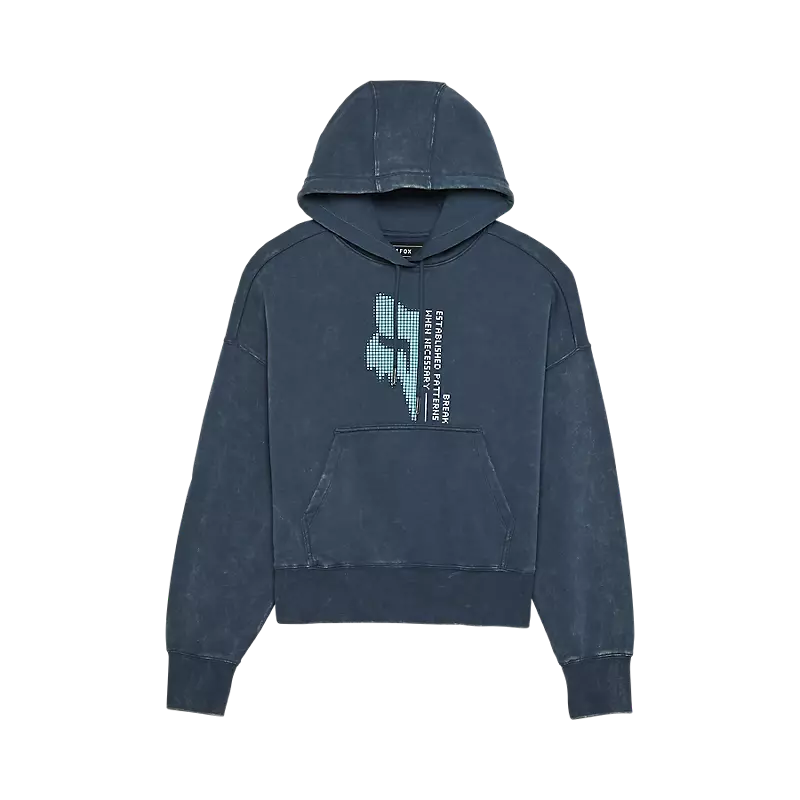 Womens Throttle Oversized Pullover Hoodie