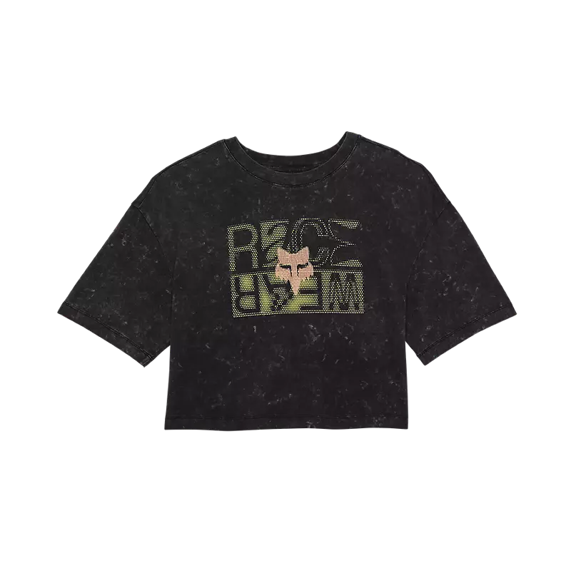 Womens Throttle Oversized Crop Tee