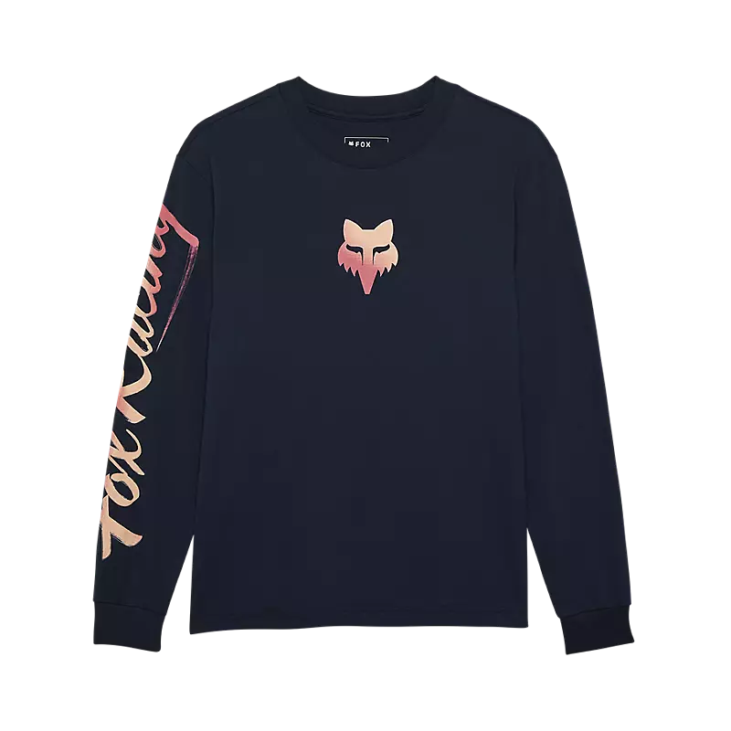 Womens Scripted Long Sleeve Tee