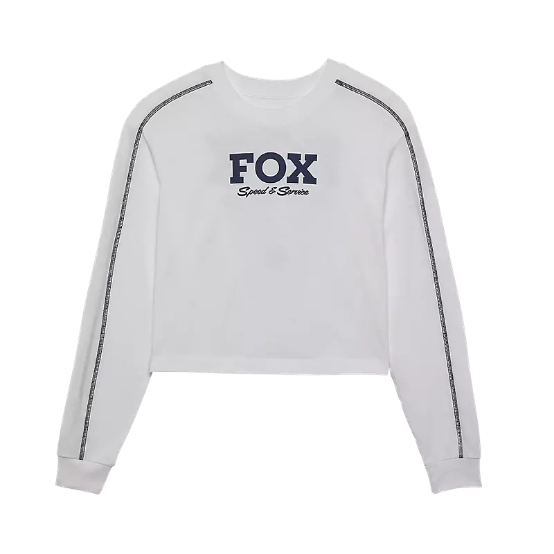 Womens Speed & Service Long Sleeve Crop Tee