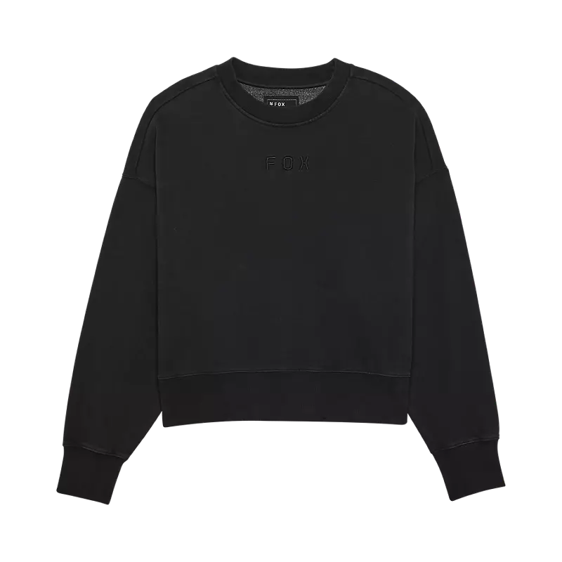 Womens Wordmark Oversized Crew Pullover