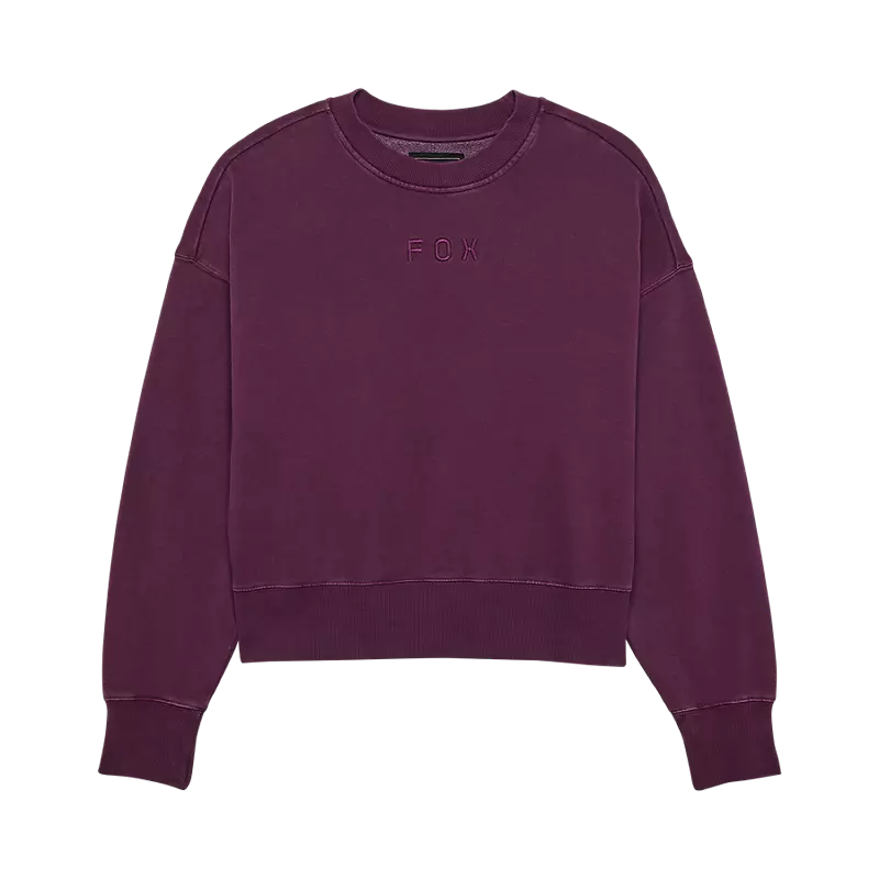 Womens Wordmark Oversized Crew Pullover