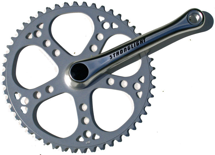 Stronglight 55's Single Chainset 46T in Silver