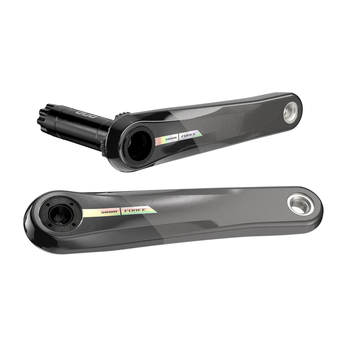 SRAM Crank Arm Assembly GX ISIS Black Self Extracting Bolt - for Pedal Assist (Crank cap/Chainring/BB not included): BLACK 155MM