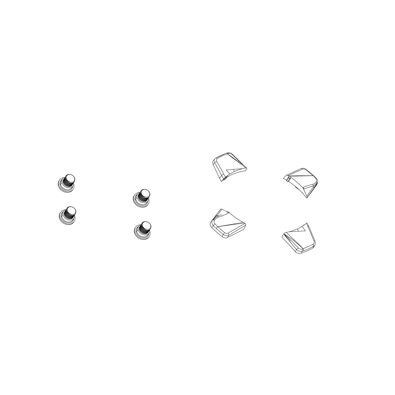 Sram Spare - Crank Arm Bolt Kit M15/M26 Alloy Self-Extracting GXP SilverQty 1:  GXP
