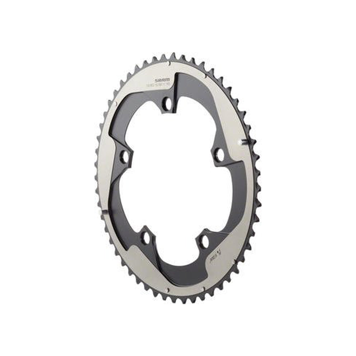 SRAM Chain Ring Road Rival22 X-Glide R 50T Yaw 11 Speed S3 HiddenBolt/Non-Hidden Bolt 110 Alum 5mm Silver BB30 or GXP (50-34): BLACK 11SPD 50T