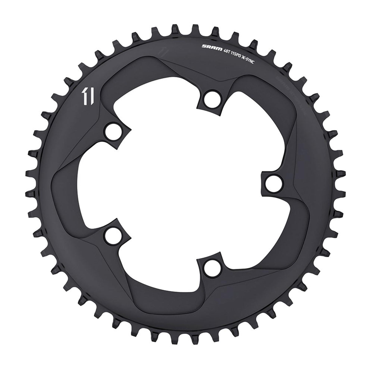 SRAM Chain Ring Road 34T V1 110 Alum 3mm Black (50-34): BLACK 34T
