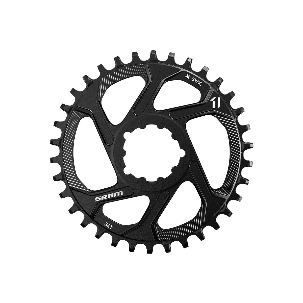 SRAM Chain Ring X-SYNC 2 Direct Mount 3mm Offset Boost Alum Eagle: BLACK 12SPD 36T