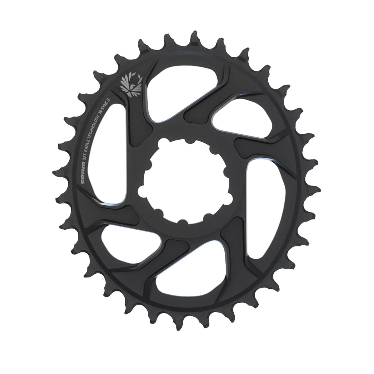 SRAM Chain Ring X-Sync 2 38T 104 BCD Steel Eagle Black: BLACK 38T
