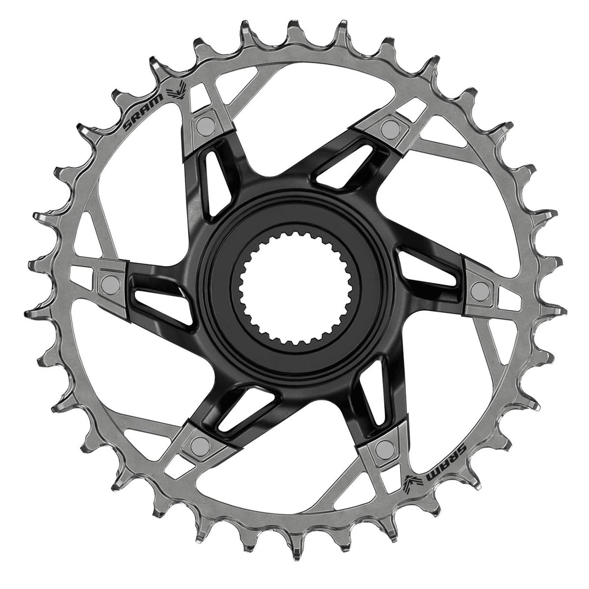 SRAM Chain Ring Kit RIVAL E1 Non-Power Black - Direct Mount:  48-35T