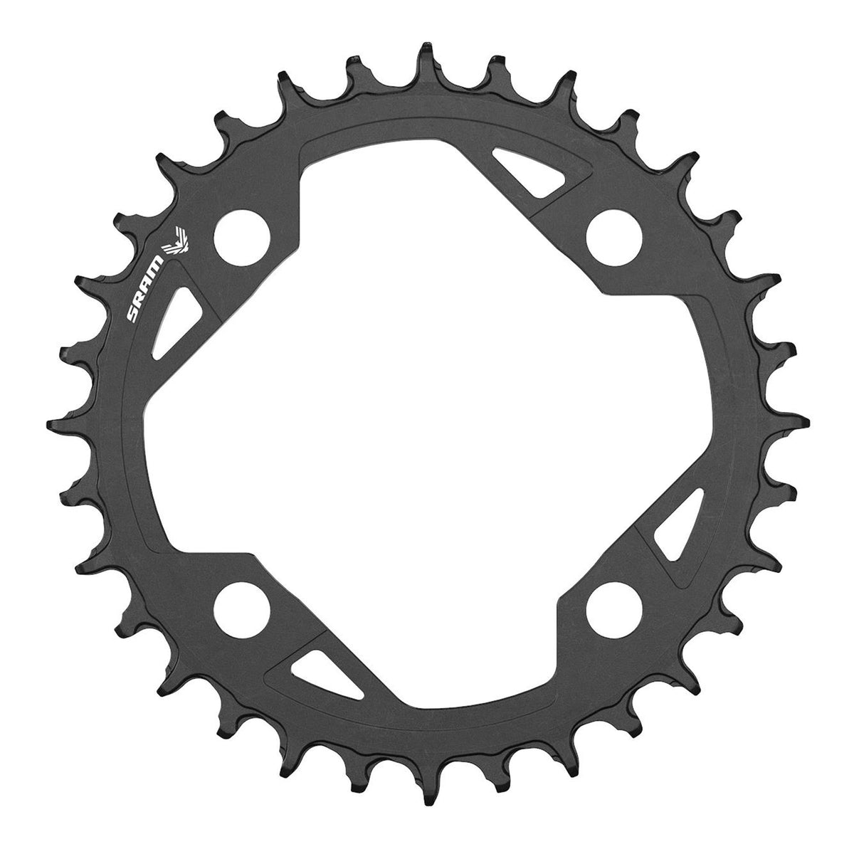 SRAM Chain Ring T-TYPE Eagle Steel Direct Mount 3mm Offset Eagle (including 3 bolts) Black - Eagle 70:  34T