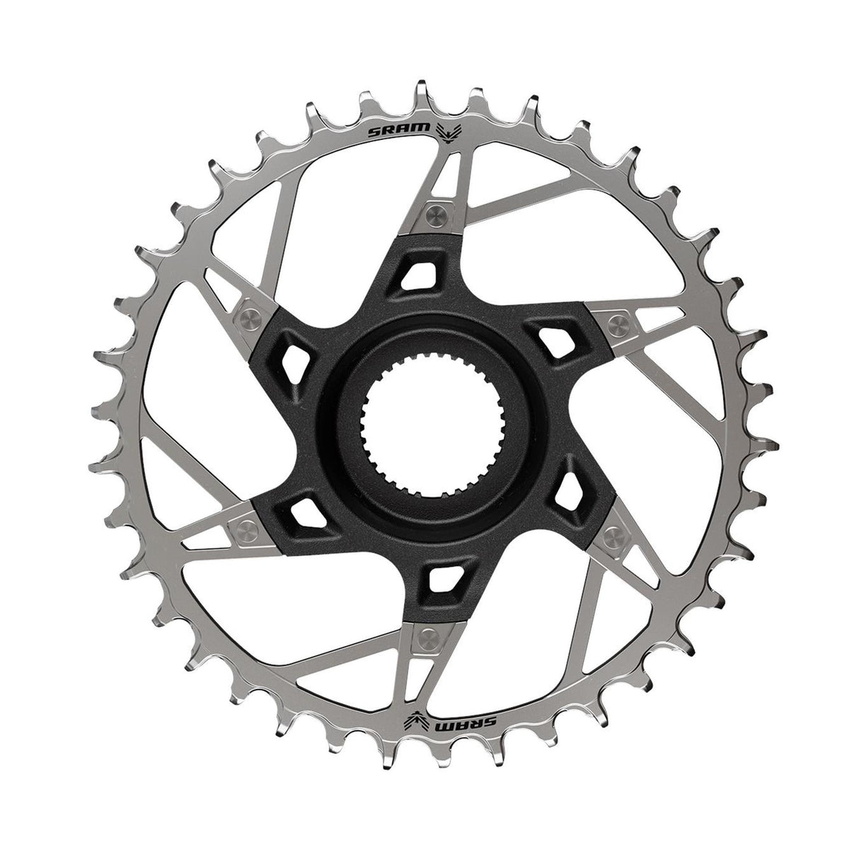 Ochain Chain ring XX T-TYPE 104BCD CNC Aluminium (Mounting Hardware Included): BLACK 34T