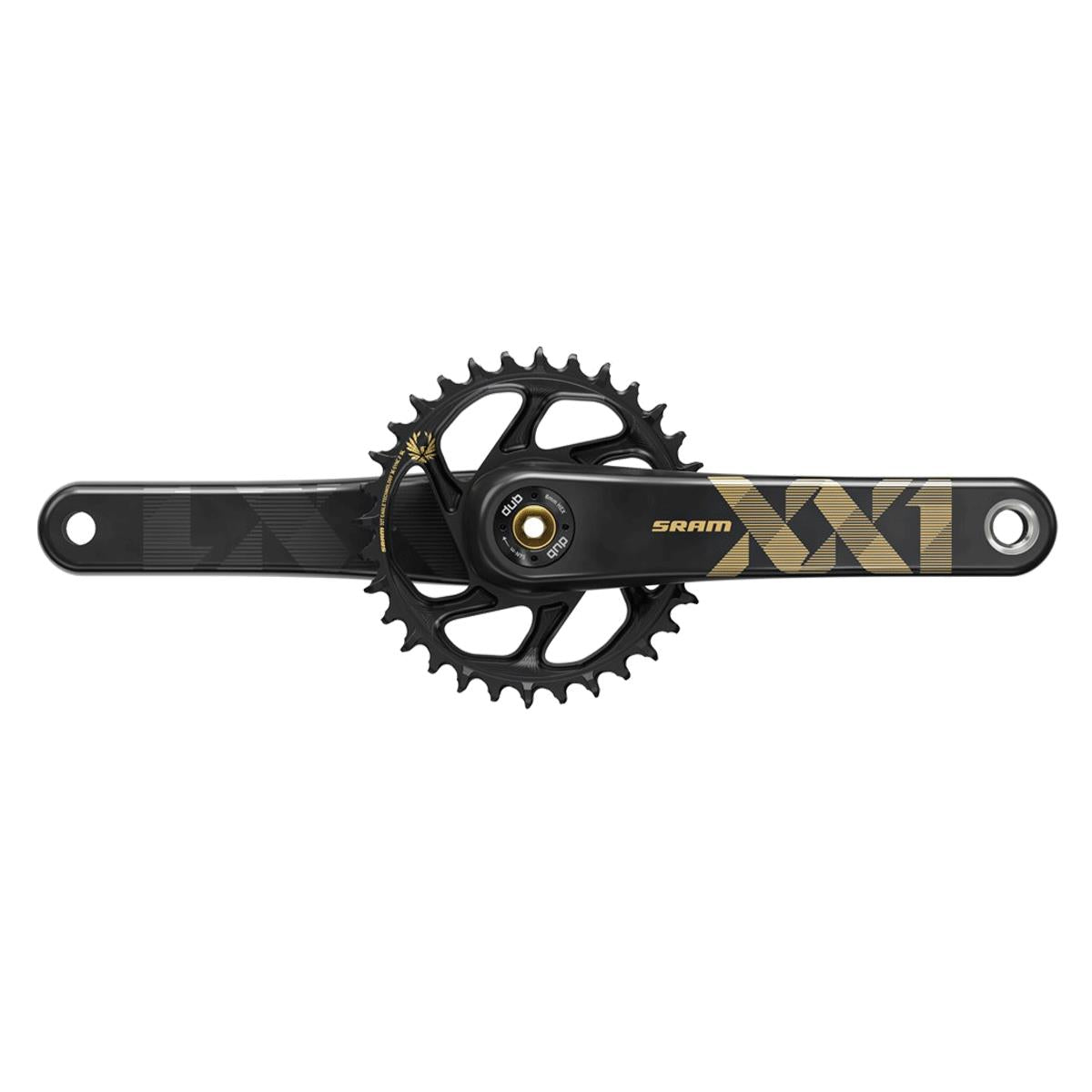 SRAM Crankset SX Eagle Boost 148 DUB 12s With Direct Mount 32T X-SYNC 2 Steel Chainring A1: BLACK 170MM